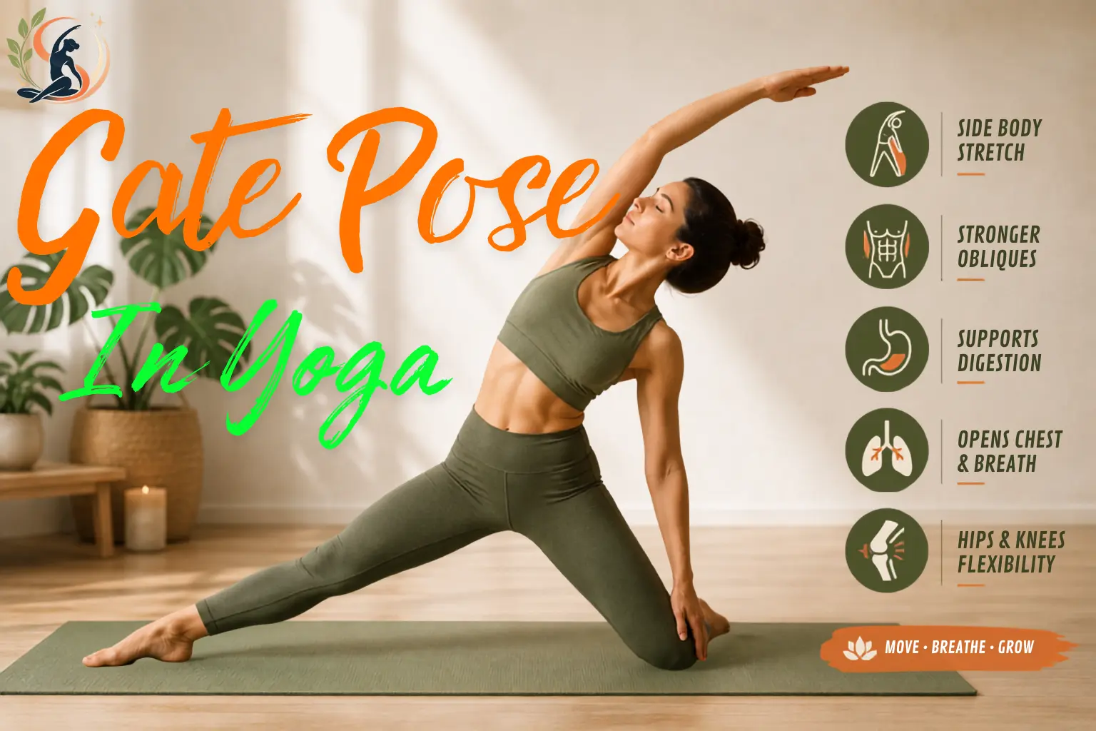 Gate Pose in Yoga: A Complete Guide to Parighasana