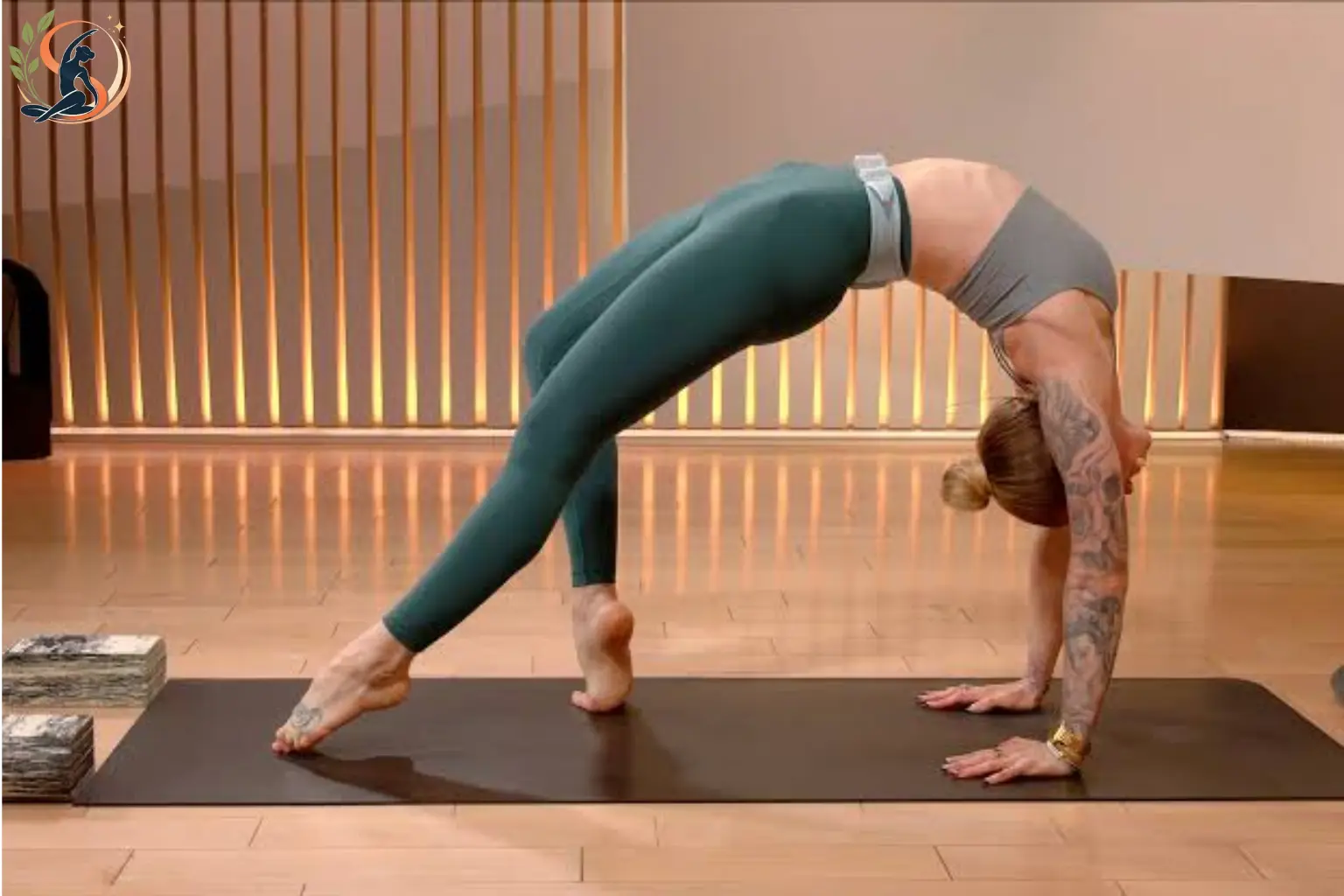 Challenging four-person yoga poses for advanced practitioners